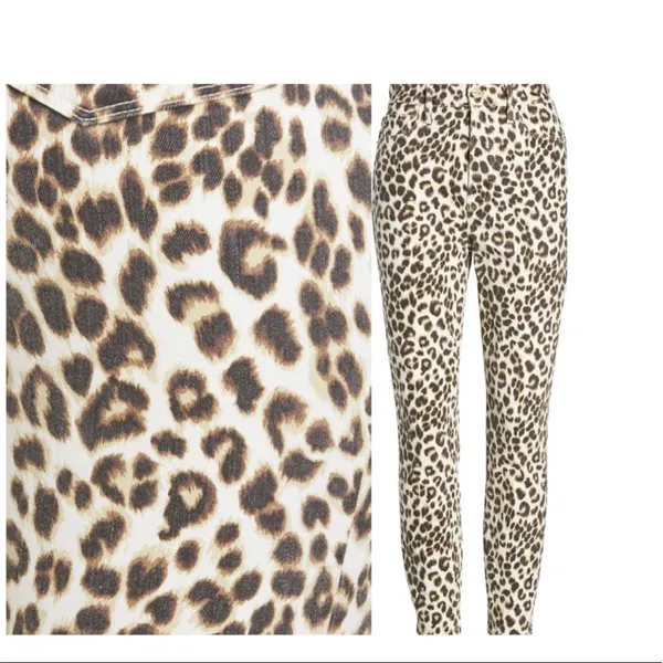 NWT FRAME Ali Leopard Print High Waist Skinny Jean - Image 5