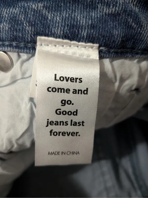 PacSun Light Blue Rhinestone Flare Jeans - Image 13