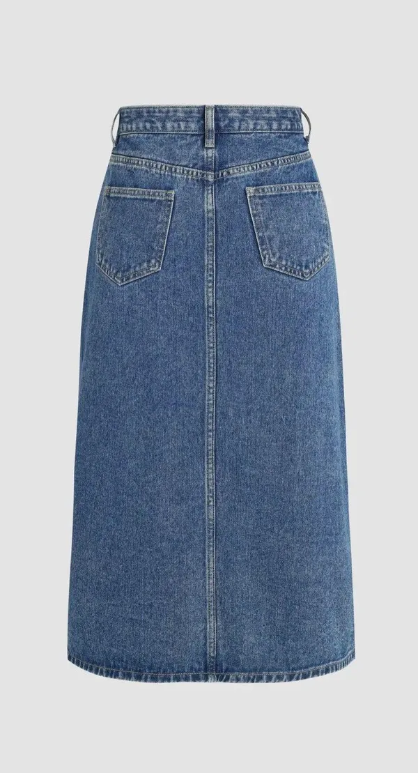 Cider Denim Midi Skirt - Image 5