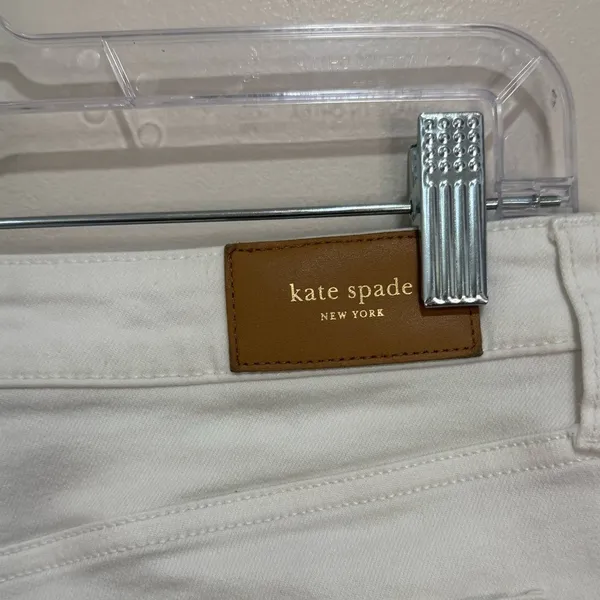 Kate‎ Spade Broome Street White Slim Jeans Size 29 Ooh La La - Image 4