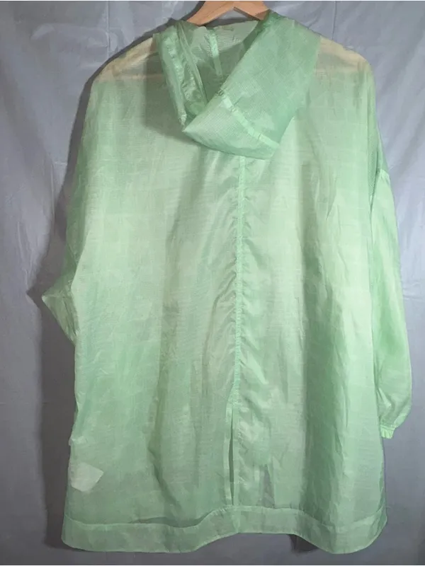 Nike Sportswear Indio‎ Woven Jacket Womens Sm Mint Green Lightweight Oversized - Image 3