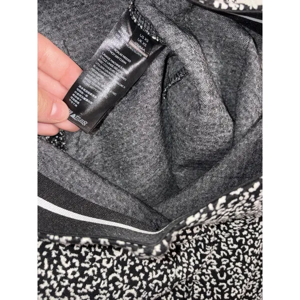 Anthropologie By The Essential Crop Flare Pants Womens Xs Black Animal Print - Image 5