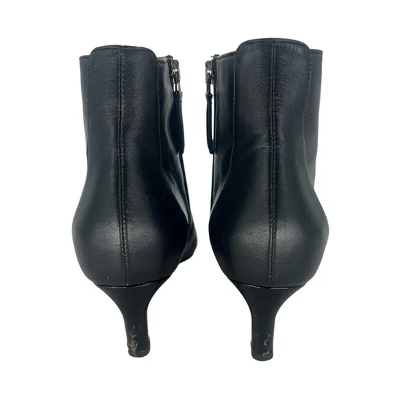 Aquatalia Black Leather Pointed Toe Ankle Boots‎ Size 7.5 - Image 8