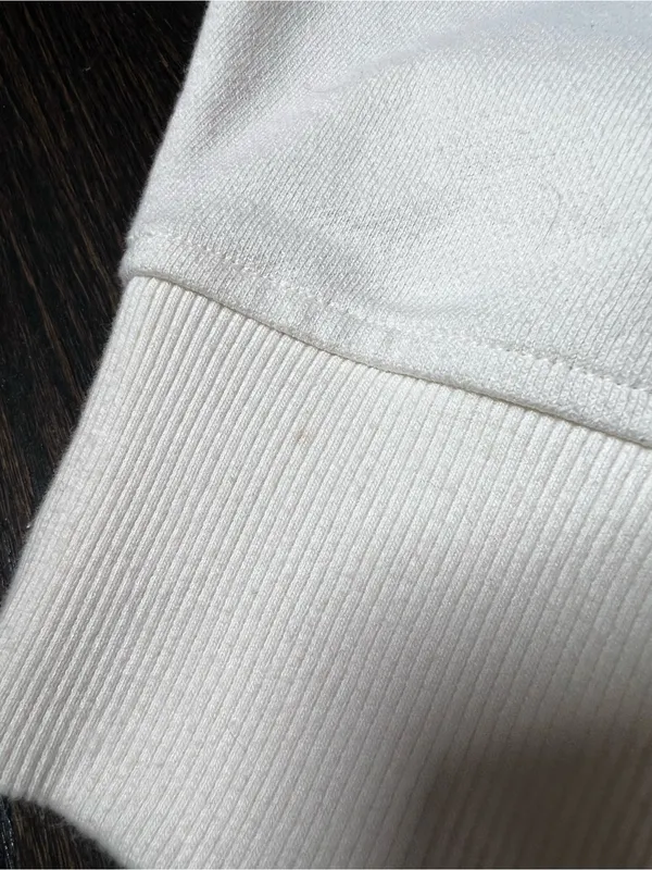 Calia Cream Mock Henley Sweatshirt Boxy Size Large - Image 10