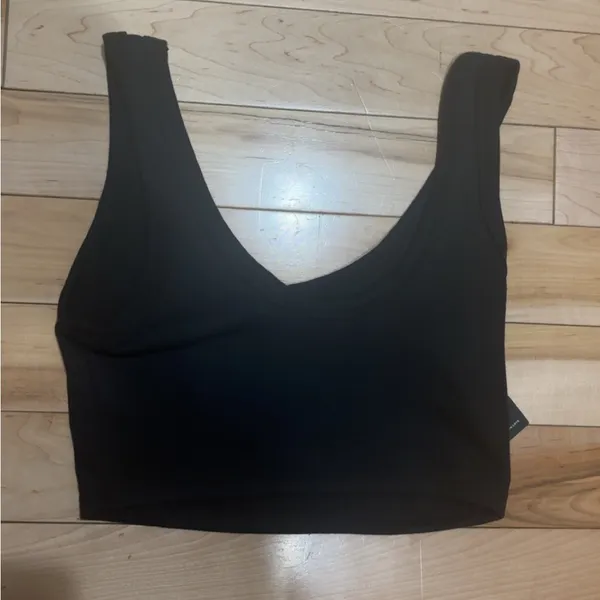 LULU’S BLACK CROPPED TANK TOP - Image 4
