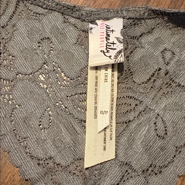 Free People Intimately XS Olive Drab Racerback Bra Bralette - Image 3