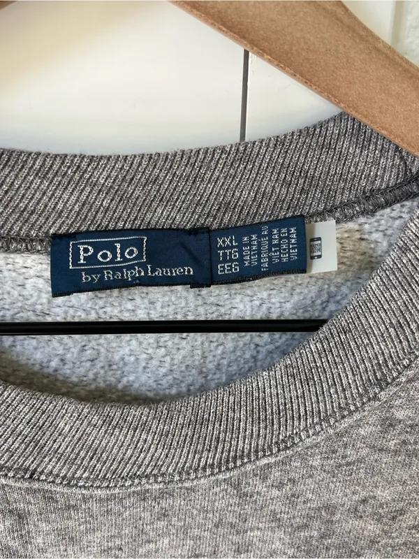 Ralph Lauren Women's Polo Bear Fleece Crewneck Sweatshirt in Gray - Image 7
