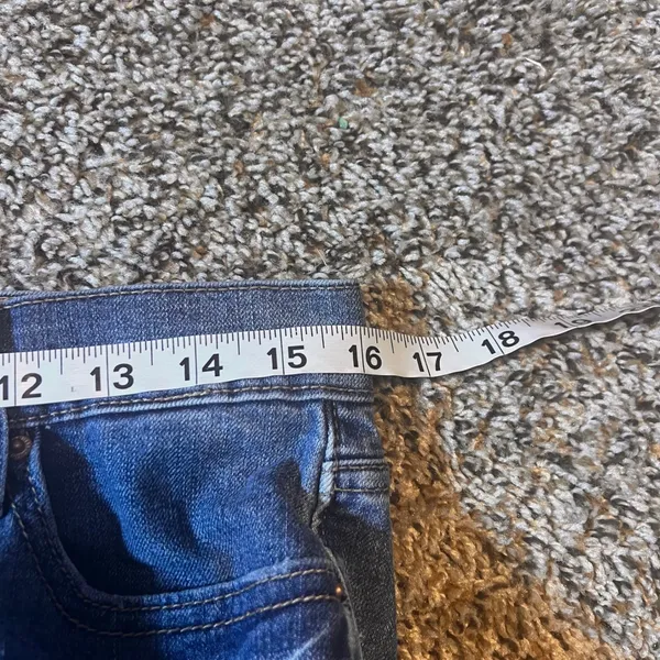 Old Navy Original Mid Rise Denim Jeans Womens Size 8 Long Blue Classic - Image 4