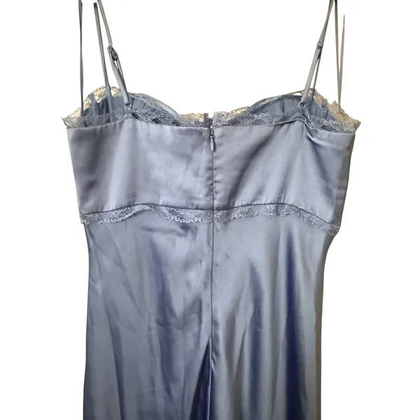 ASTR THE LABEL Florianne Slip Midi Dress Blue Medium NEW NWT‎ - Image 5