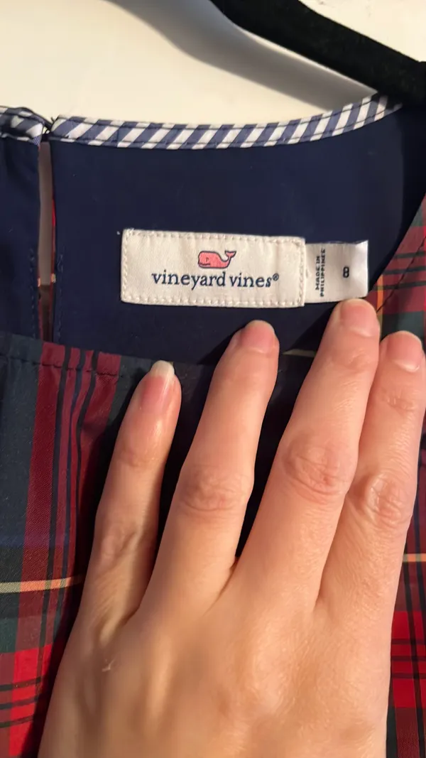 Vineyard Vines Plaid Top - Image 3