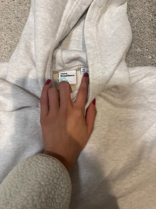 Aritzia Cozy Fleece Perfect Hoodie - Image 5