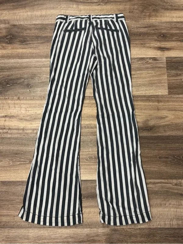 Free People Striped Linen Blend Pants Women’s 2 - Image 2