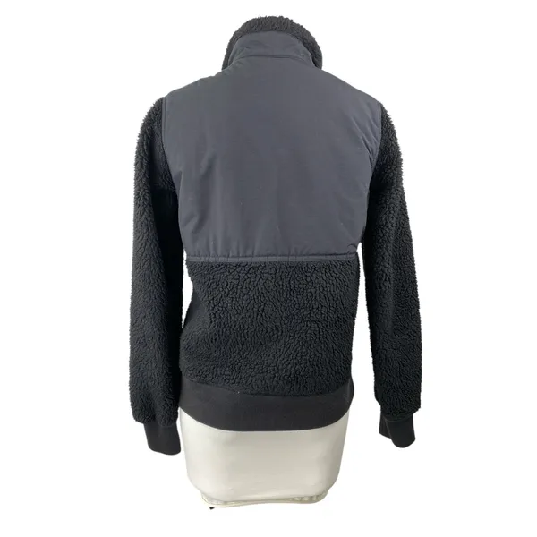 Burton Bolden Women's Black Fleece Sherpa Utility Long Sleeve Full Zip Jacket S - Image 2