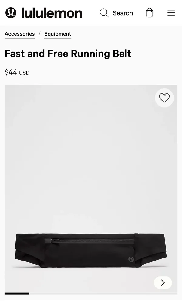 Lululemon Fast And Free Running Belt XS/S - Image 2