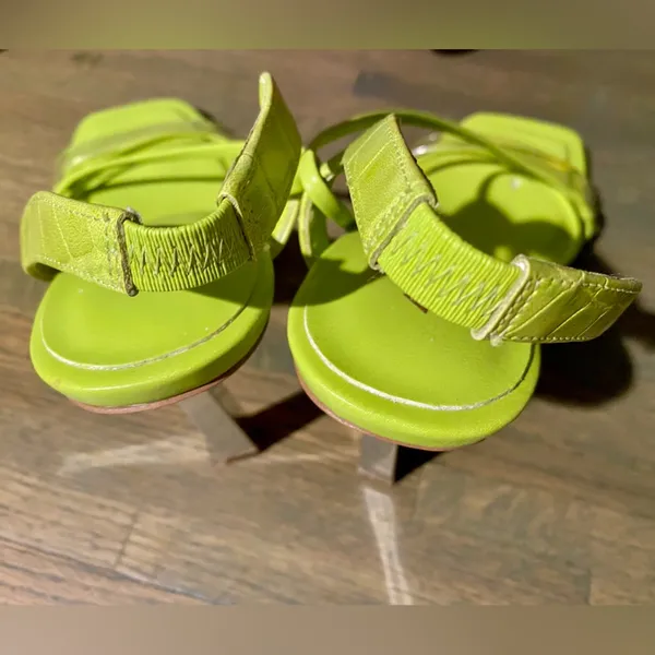 ALDO Lime Green Stiletto 4” Heels Size:7 - Image 10