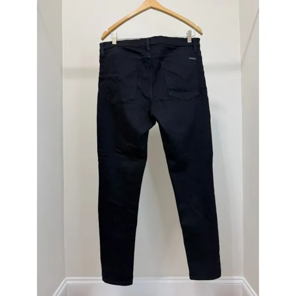 Hudson Nico Mid Rise Super Skinny Jeans Black Sz33 - Image 3