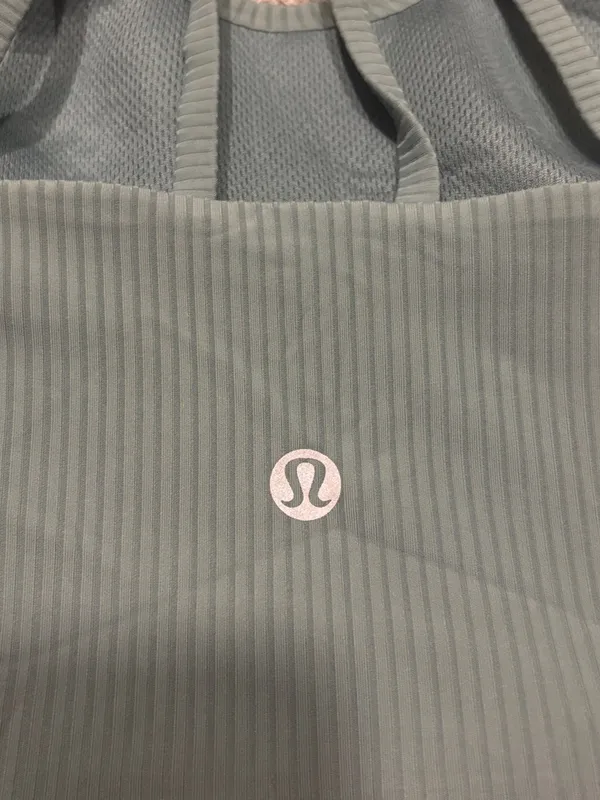 Lululemon Like a Cloud Ribbed Longline Bra *Light Support Medium Forest - Image 5