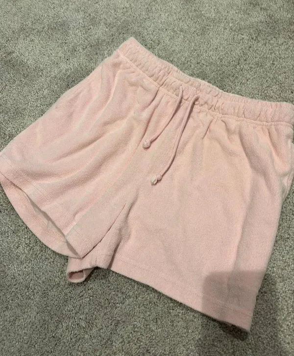 Starfit Pink Terry Shorts - Image 3