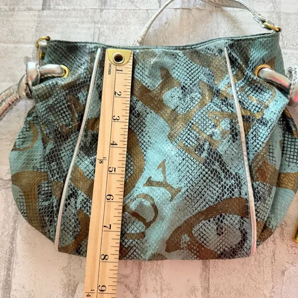 Vintage Y2K Ed Hardy Snake Print Purse Handbag Purse (Peeling Strap) - Image 5