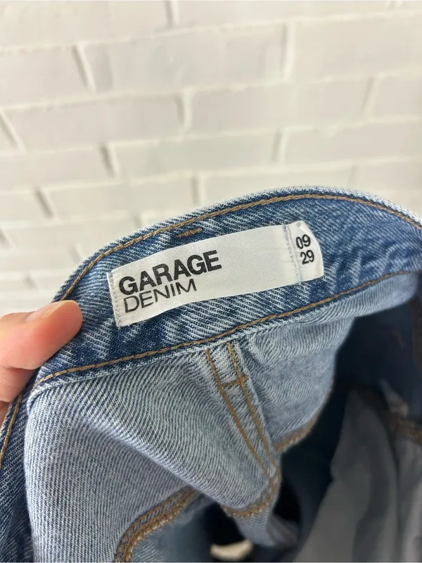 Garage Cotton High Rise Barrel Jeans Size 9/29 - Image 5