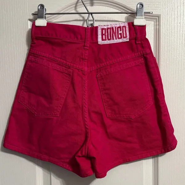 💙💖Vintage 90s Bongo Pink High Waisted Denim‎ Mom Shorts - Image 3