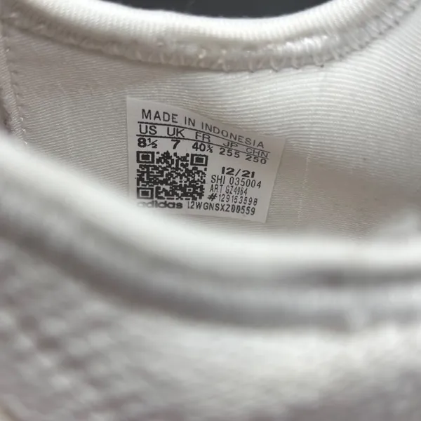 Adidas NMD_R1 Sneakers Womens 8.5 White Pink GZ4864 Mismatched Laces Boost - Image 5