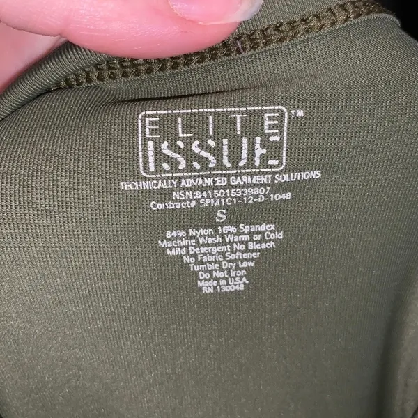 Elite Jeans Elite Issue army green athletic short sleeve shirt - Image 5