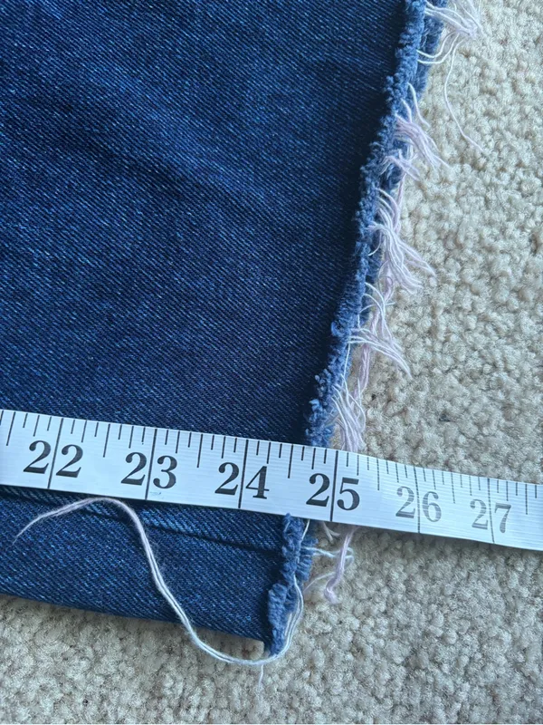 L.F. Markey indie women’s button fly y2k 2010s Blue Wide-Leg Crop Jeans size 31 - Image 13