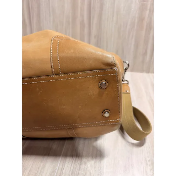 Coach Y2K Legacy‎ Transatlantic Business Leather Tote Briefcase Bag Tan F70103 - Image 4