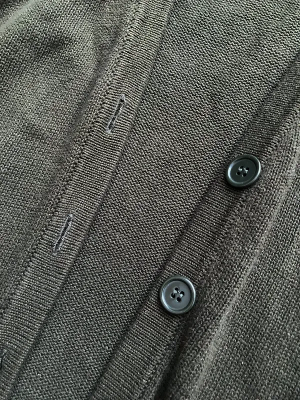 Forever21 Dark Green Long Cardigan Sweater Top - Image 7