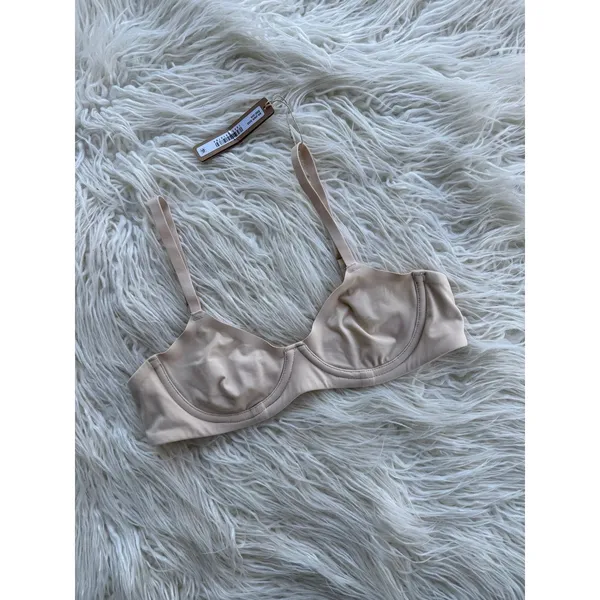 Skims Fits Everybody Unlined Demi Bra Sand Size 34A - Image 3