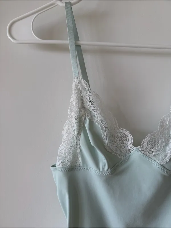 NWT Lioness Dos Fitted Cami in Pale Blue / Mint - Image 3