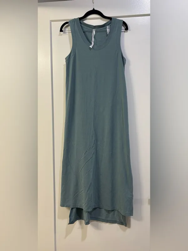 Lululemon All Yours Tank Maxi Dress in Tidewater Teal Size 6 - Image 2