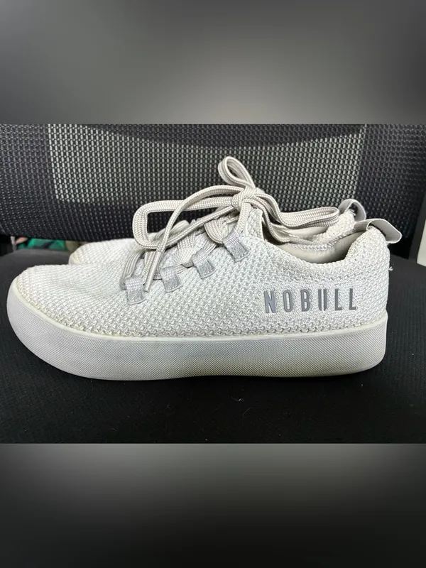 NOBULL Womens Recs Knit Training Shoes White Low Top Crossfit Sneaker Size 7 - Image 5