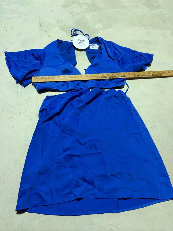 Princess Polly NWT Mischa Mini Dress blue 12 - Image 5