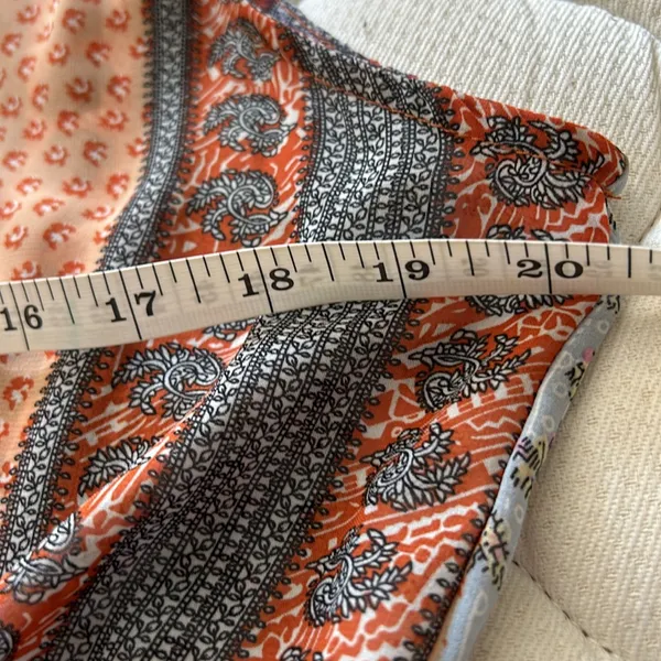 Molly Bracken Patchwork Maxi Dress Size L maxi multicolor sleeveless - Image 10