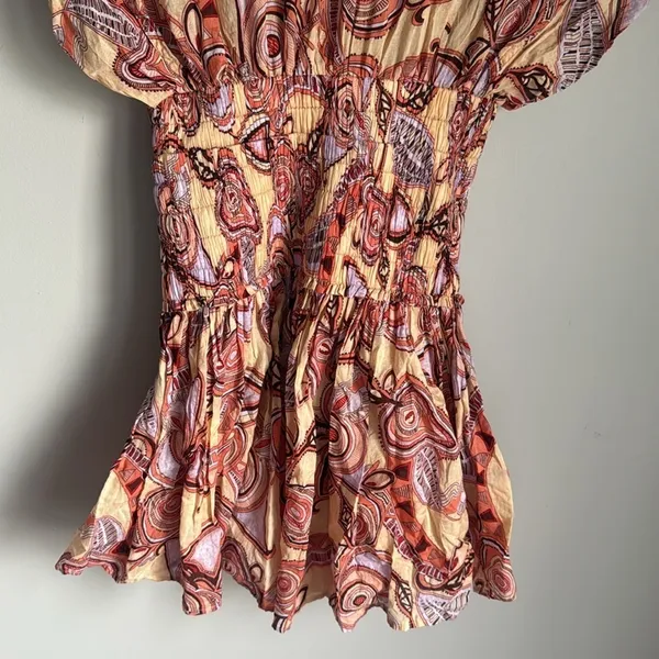 A.L.C. Frank Luna Cotton Smocked Waist Dress 4 - Image 11