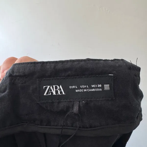 Zara Black‎ High Waisted Relaxed Soft Shorts - Image 6
