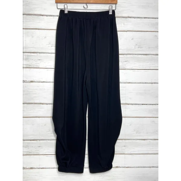 Davis & Dani Black 2 Pc Matching Set Size Small Flowy Pants & Top - Image 10