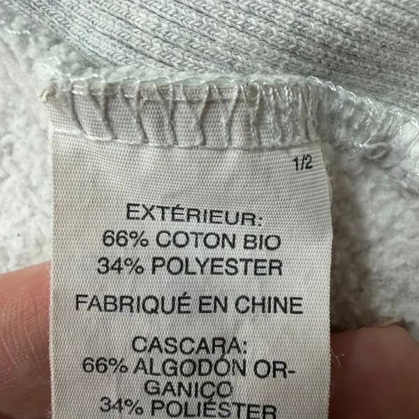 Vuori Restore Oversized Crewneck Sweatshirt Heather Gray XS - Image 9