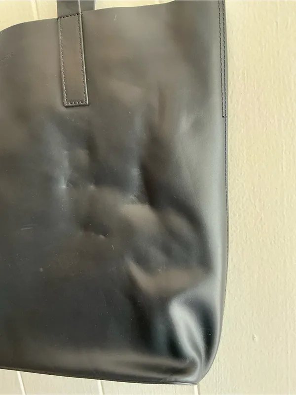 A Nice Large Lightweight Black Everlane The Day Square Tote Shoulder Handbag Bag - Image 3