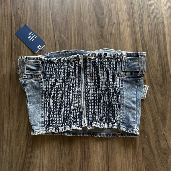 Love Tree Denim Top - Image 3
