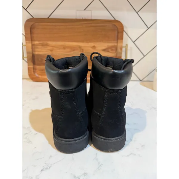 Lugz Convoy black Round Toe Boot size 9 Retro hip hop rugged street neutral - Image 5