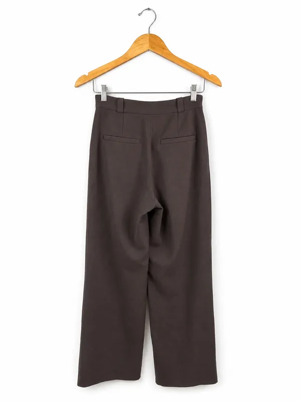 & Other Stories Brown Tailored Wide Leg Trousers EUR 36 US 4 - Image 3