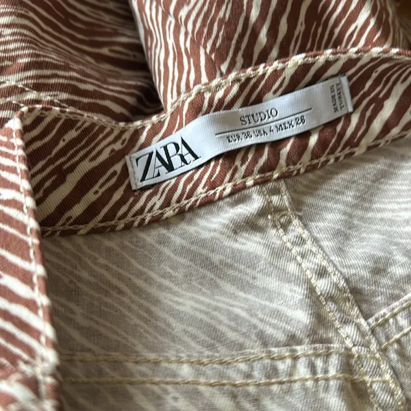 NWOT ZARA LIMITED EDITION ANIMAL PRINTED BLOGGERS FAVE PANTS Wide Leg Baggy - Image 7