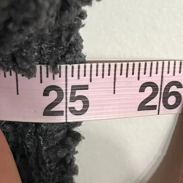Fabletics XL Gray Dream Polar Fleece Quarter Zip Pullover Cropped Sweatshirt‎ - Image 5