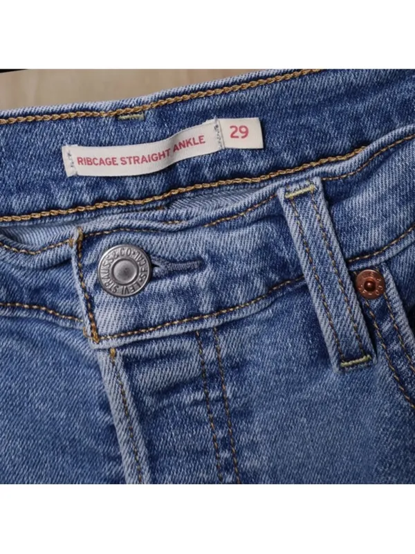 Levi's Women's Ribcage Straight Ankle Jeans - Summer Slide 29 - Image 7