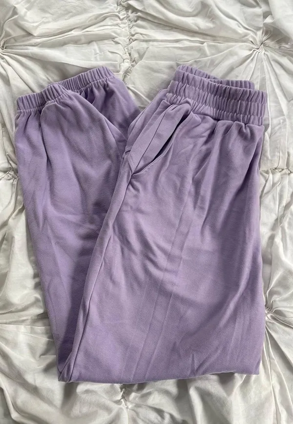 Sweatpants Purple Size M - Image 2