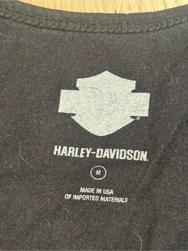Harley Davidson Women's Black Fitted Tank Top - Image 3