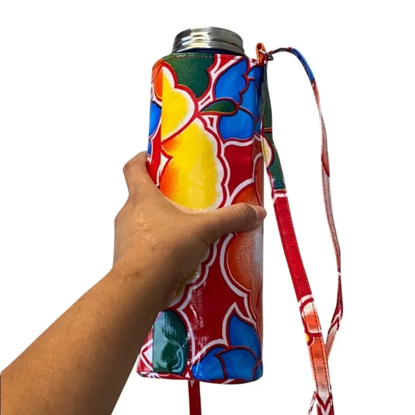 QUETZAL water 40 oz bottle carrier not included tropical print festival concert - Image 2